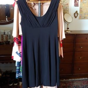 Calvin Klein black work dress with flair